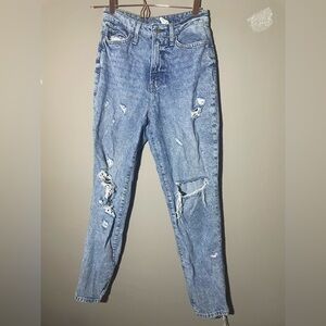 &Denim Distressed Blue Women's Jeans Size 4